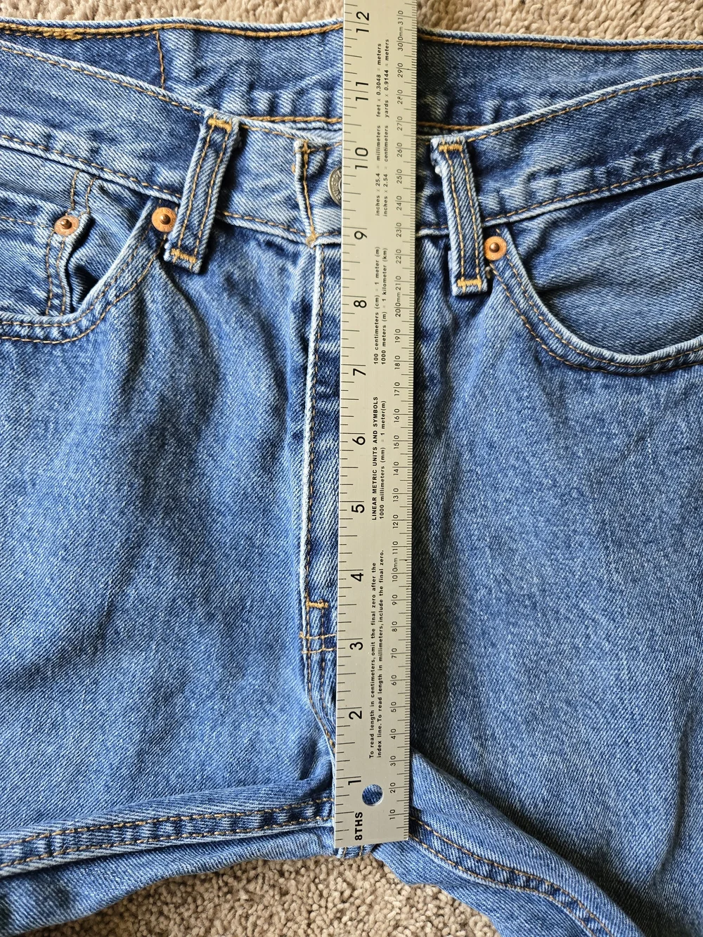 Levi's 505 Regular Fit Straight Jeans W30 L30